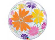 Sempertex-Folie-Betallic-Anagram-Flexmetal-Balloons-Shape-Bubbles-Happy Birthday Flowers and Filigree-