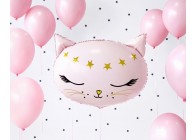 Sempertex-Folie-Betallic-Anagram-Flexmetal-Balloons-Shape-pink kitty-