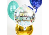 Sempertex-Folie-Betallic-Anagram-Flexmetal-Balloons-Shape-Happy Birthday Game 1