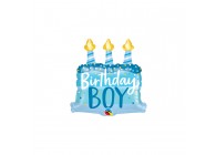 Sempertex-Folie-Betallic-Anagram-Flexmetal-Balloons-Shape-Birthday Boy-Cake-Mini 1