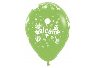 SempertexEurope-Welcome-LimeGreen-031-12inch-R12WELCOME-LatexBalloon