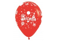 SempertexEurope-Welcome-Red-015-12inch-R12WELCOME-LatexBalloon