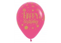 SempertexEurope-HappyBirthday-SparklesParty-Fuchsia-012-12inch-R12HBPARTY-LatexBalloon