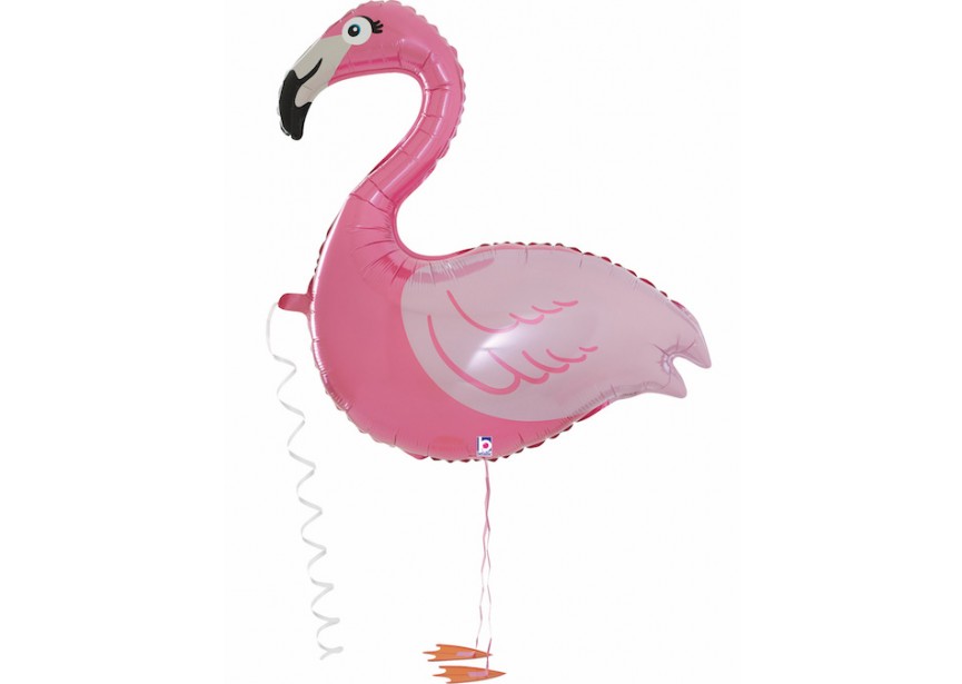 Sempertex-Folie-Betallic-Anagram-Flexmetal-Balloons-Shape-Aiwalker-Flamingo