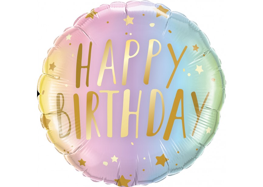 Sempertex-Folie-Betallic-Anagram-Flexmetal-Balloons-Shape-Happy Birthday Ombre