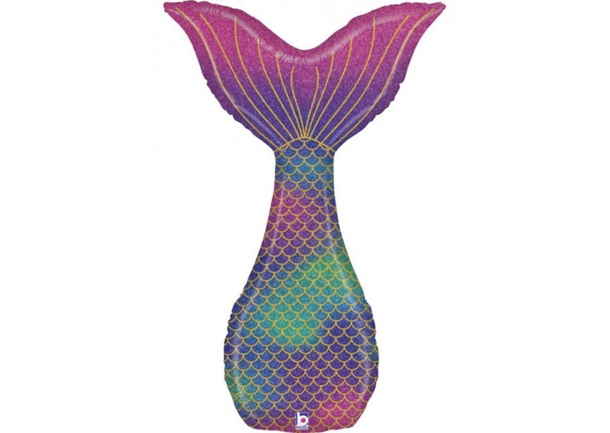 Sempertex-Folie-Betallic-Anagram-Flexmetal-Balloons-Shape-Mermaid Tail