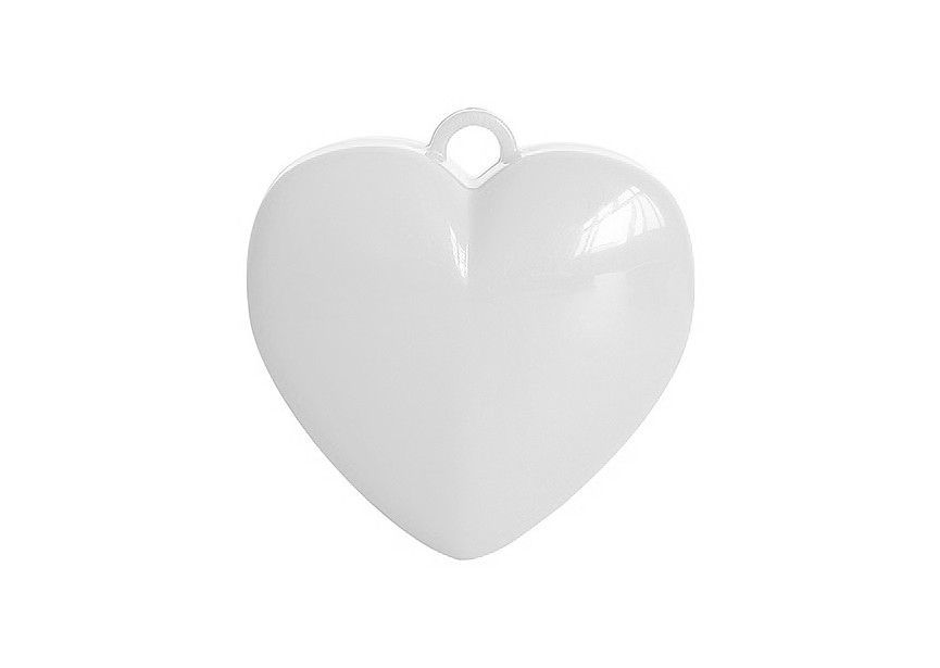 Sempertex-Anagram-Betallic-Qualatex-Balloons-Weight-Cement Heart-White