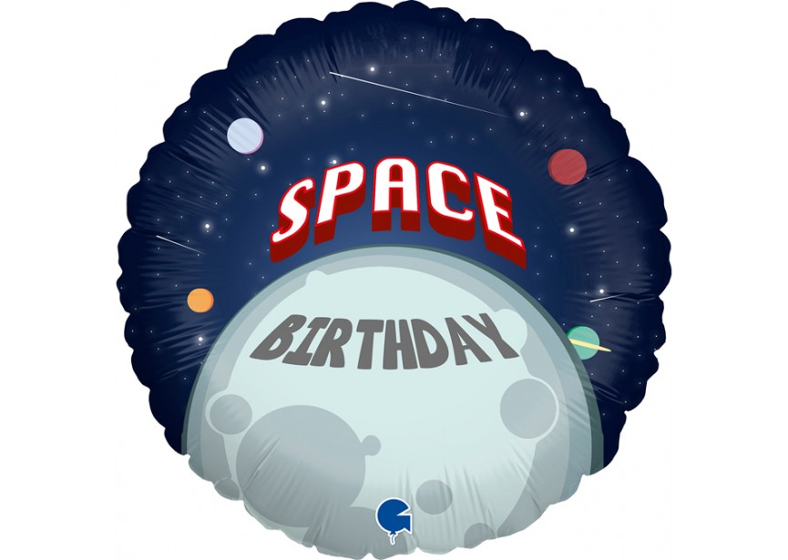 Sempertex-Folie-Betallic-Anagram-Flexmetal-Balloons-Shape-Happy Birthday Space-
