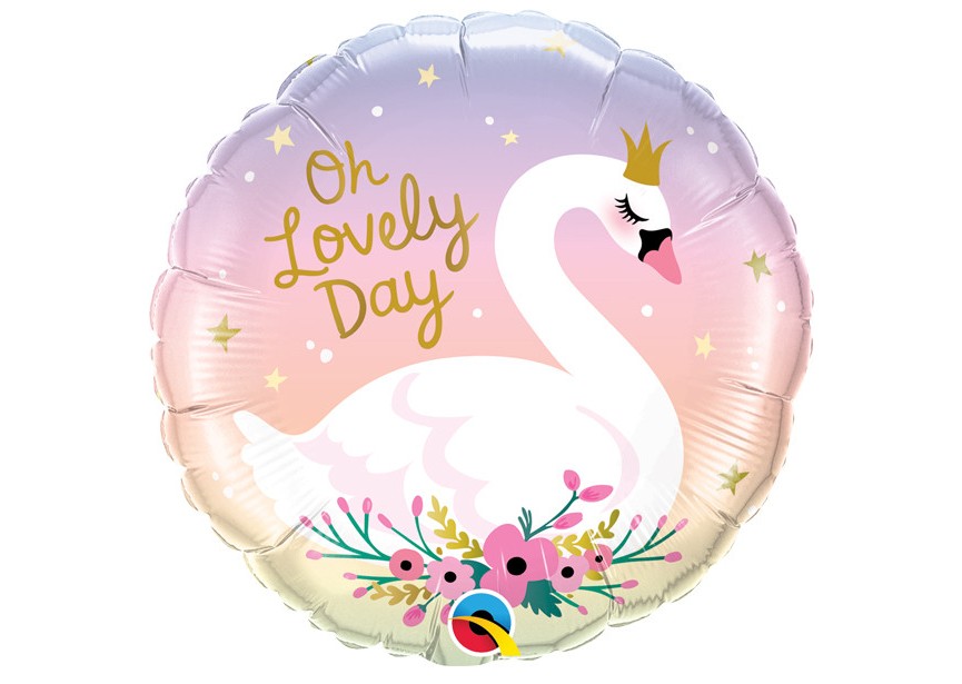 Sempertex-Folie-Betallic-Anagram-Flexmetal-Balloons-Shape-Oh lovely day Swan
