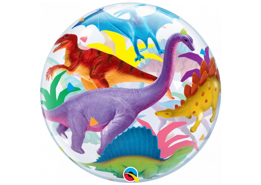 Sempertex-Folie-Betallic-Anagram-Flexmetal-Balloons-Shape-Bubbles-Dinosaurs