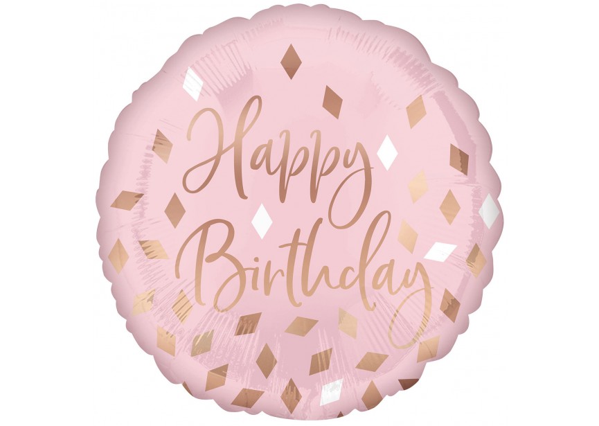 Sempertex-Folie-Betallic-Anagram-Flexmetal-Balloons-Shape-happy Birthday blush