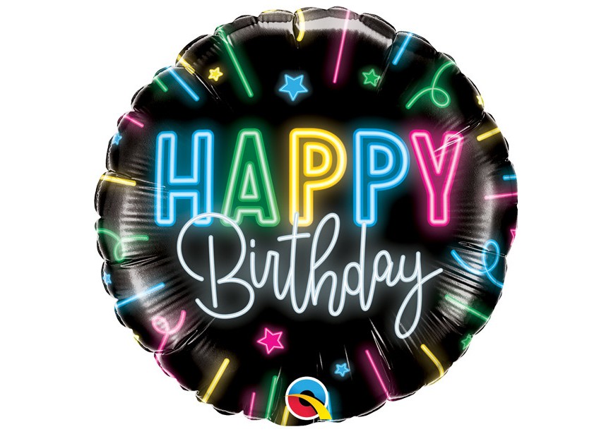 Sempertex-Folie-Betallic-Anagram-Flexmetal-Balloons-Shape-happy Birthday Neon