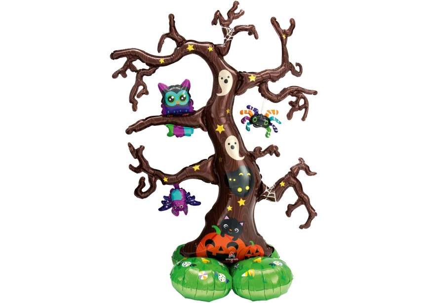 Sempertex-Folie-Betallic-Anagram-Flexmetal-Balloons-Shape-Flexmetal-Shape-Halloween-Airloonz creepy tree