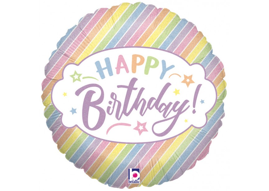 Sempertex-Folie-Betallic-Anagram-Flexmetal-Balloons-Shape-happy Birthday pastel