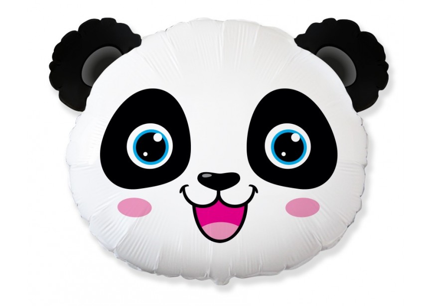 Sempertex-Folie-Betallic-Anagram-Flexmetal-Balloons-Shape-Panda Head