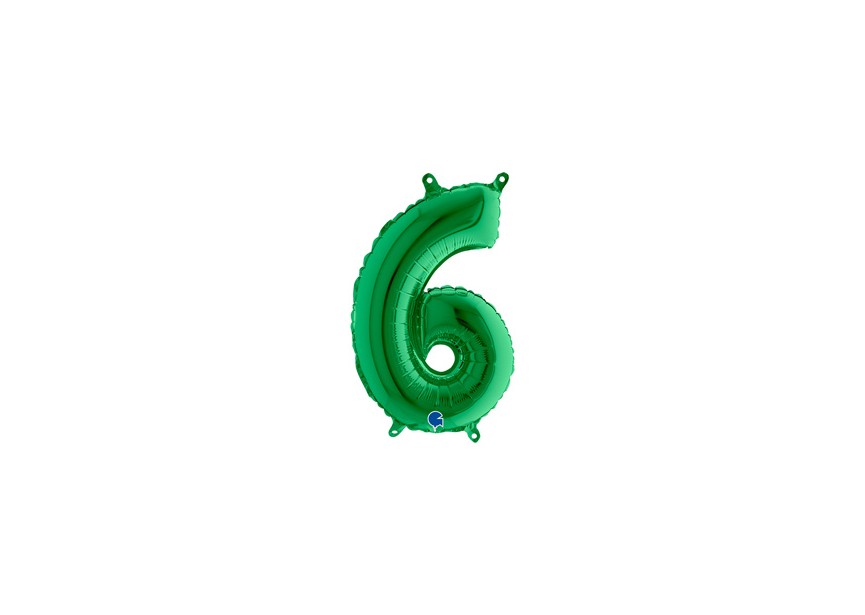 Number-6-Green mini-14inch