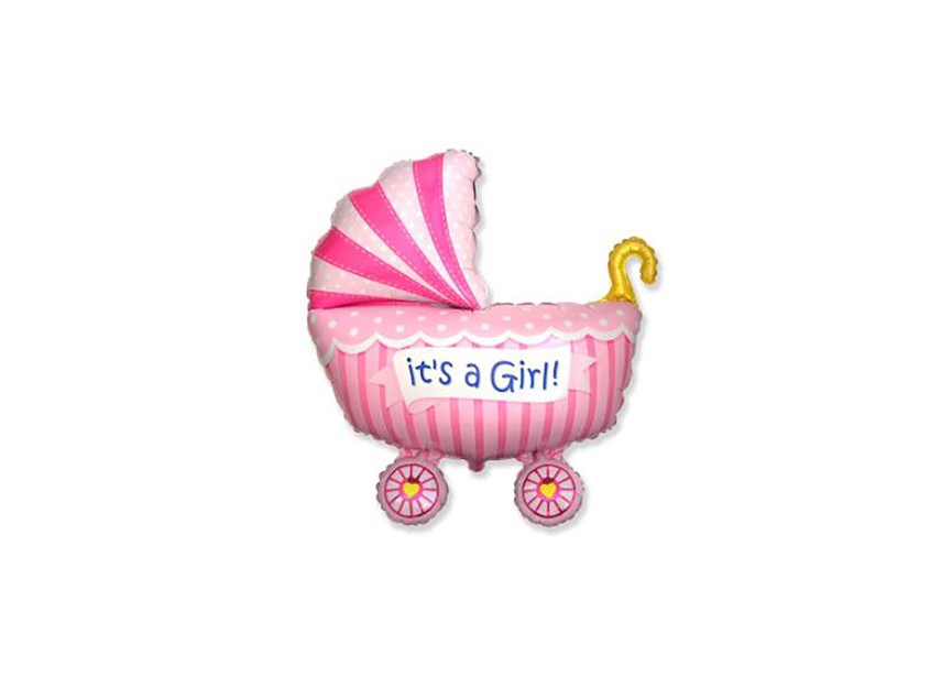Sempertex-Folie-Betallic-Anagram-Flexmetal-Balloons-Shape-Baby buggy girl-14