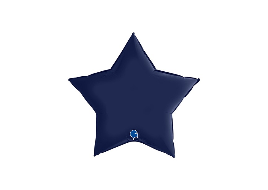 Sempertex-Folie-Betallic-Anagram-Flexmetal-Balloons-Shape-Star-Satin Navy Blue-18