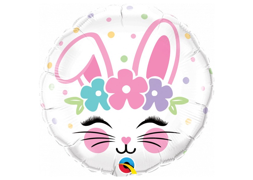 Sempertex-Folie-Betallic-Anagram-Flexmetal-Balloons-Shape-Flexmetal-Shape-easter-Bunny Face