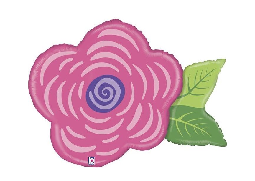Sempertex-Folie-Betallic-Anagram-Flexmetal-Balloons-Shape-Pink flower