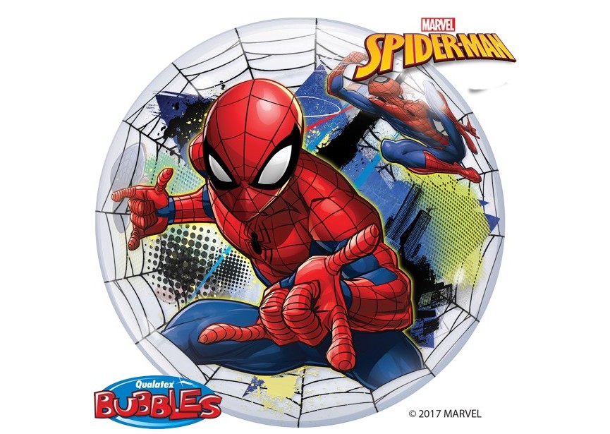 Sempertex-Folie-Betallic-Anagram-Flexmetal-Balloons-Shape-Deco Bubbles-spiderman