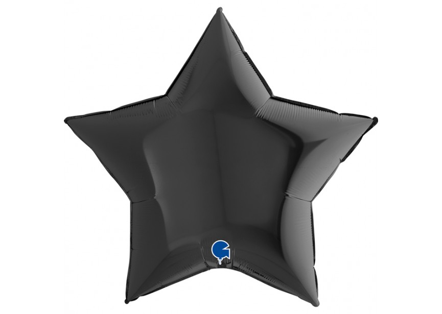 Sempertex-Folie-Betallic-Anagram-Flexmetal-Balloons-Shape-Star-Black-
