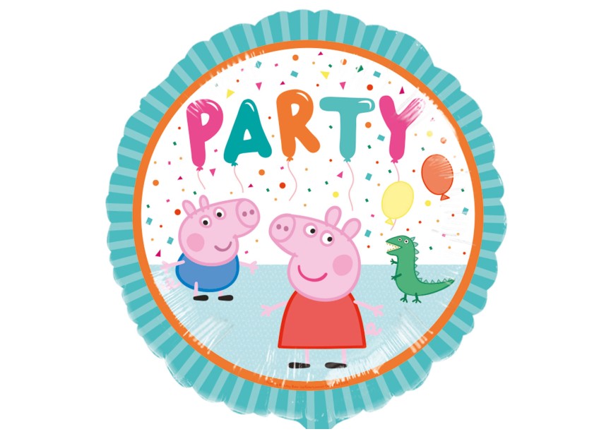 Sempertex-Folie-Betallic-Anagram-Flexmetal-Balloons-Shape-Flexmetal-Peppa Pig Party