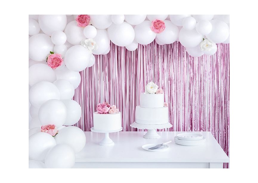 Blowfish-Folie-Betallic-Anagram-Flexmetal-Balloons-Shape-Partydeco-Party-Banner-Curtain-Pink-