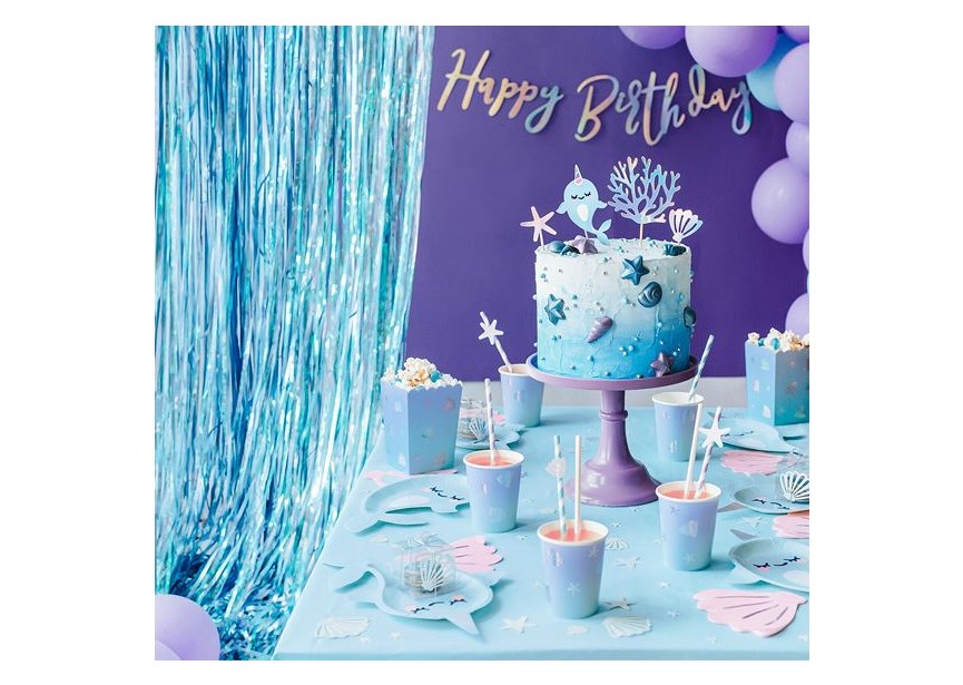 Blowfish-Folie-Betallic-Anagram-Flexmetal-Balloons-Shape-Partydeco-Party-Banner-Curtain-Blue-2