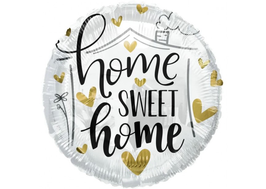 Sempertex-Folie-Betallic-Anagram-Flexmetal-Balloons-Shape-Home sweet Home
