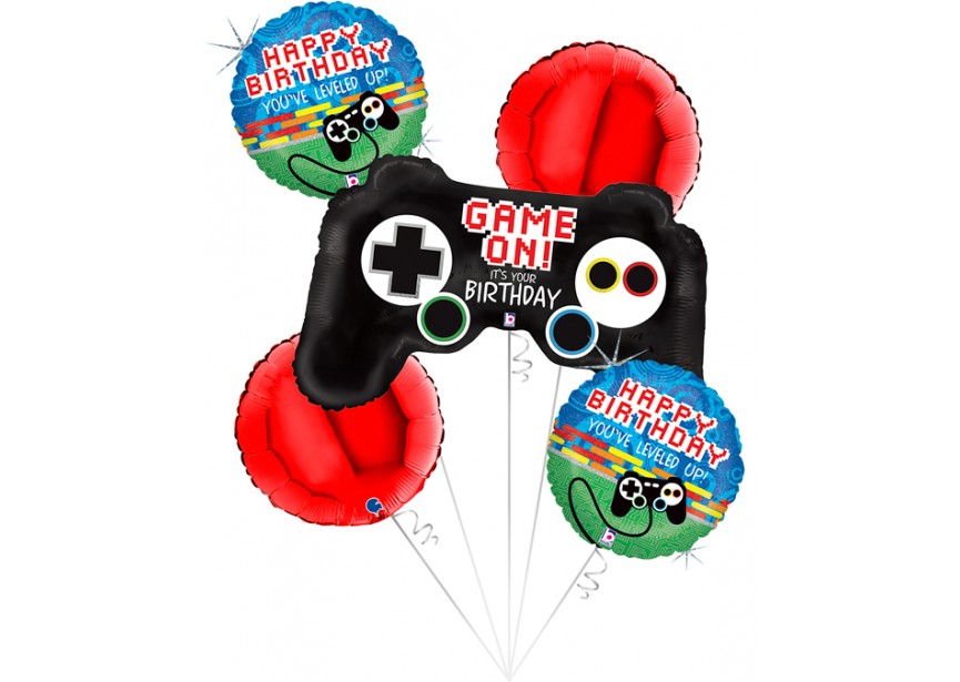 Sempertex-Folie-Betallic-Grabo-Flexmetal-Balloons-Shape-Set-Game-Controller