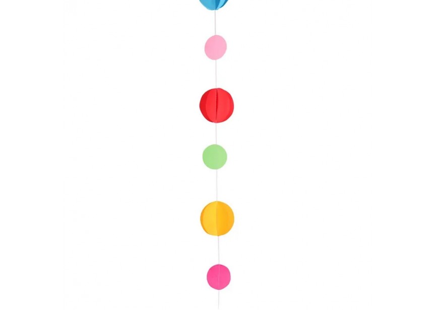 Balloon Tail - Multicolours Dots