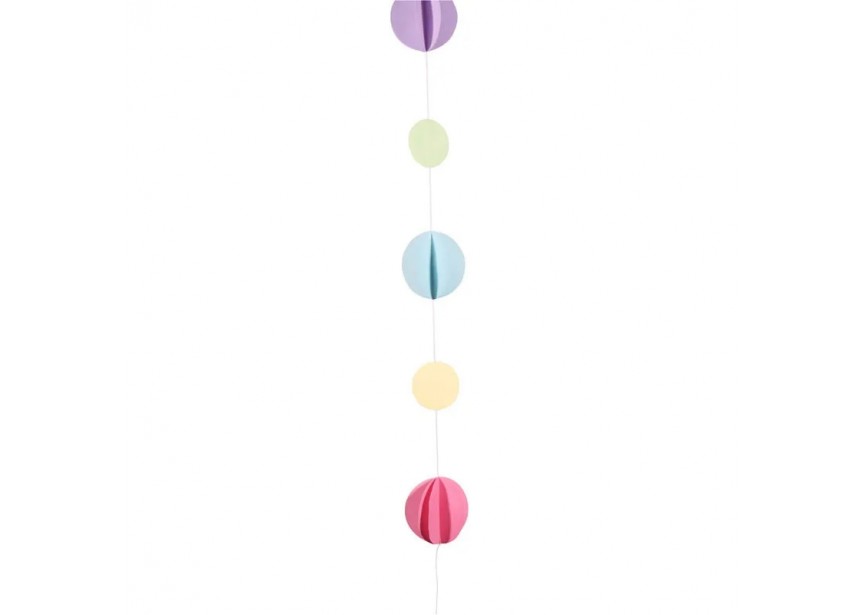 Balloon Tail - Pastel Colours Dots