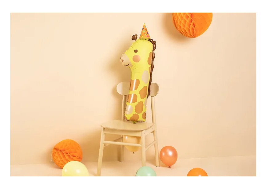 Sempertex-Folie-Betallic-Anagram-Flexmetal-Balloons-Shape-Number 1-Giraffe 3