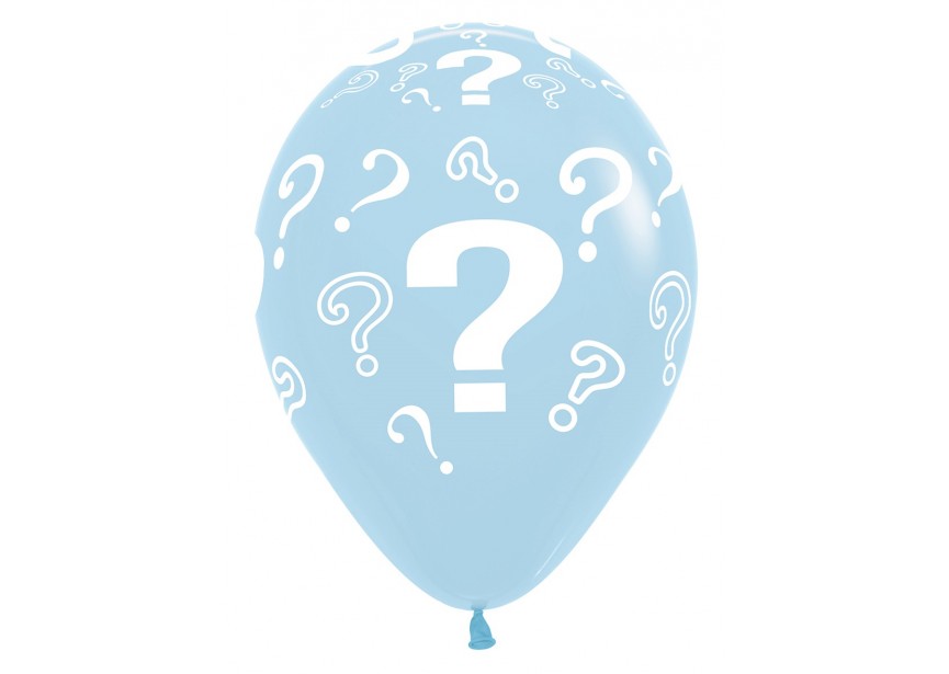 SempertexEurope-QuestionMarks-PastelMatte-Blue-640-12inch-R12QUES-LatexBalloon