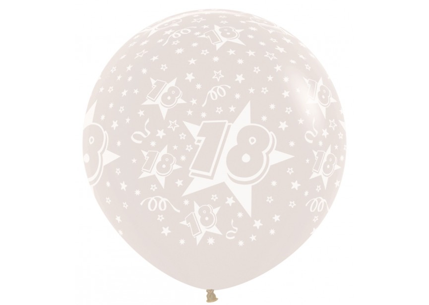SempertexEurope-Number18-CrystalClear-390-36inch-R3618390-LatexBalloon