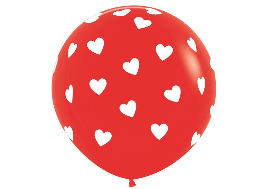 SempertexEurope-ClassicHearts-Red-015-36inch-R36CLASSIC-LatexBalloon