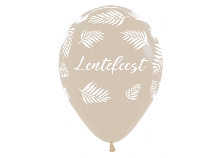 SempertexEurope-Lentefeest-Palms-WhiteSand-071-12inch-R12LENT071-LatexBalloon
