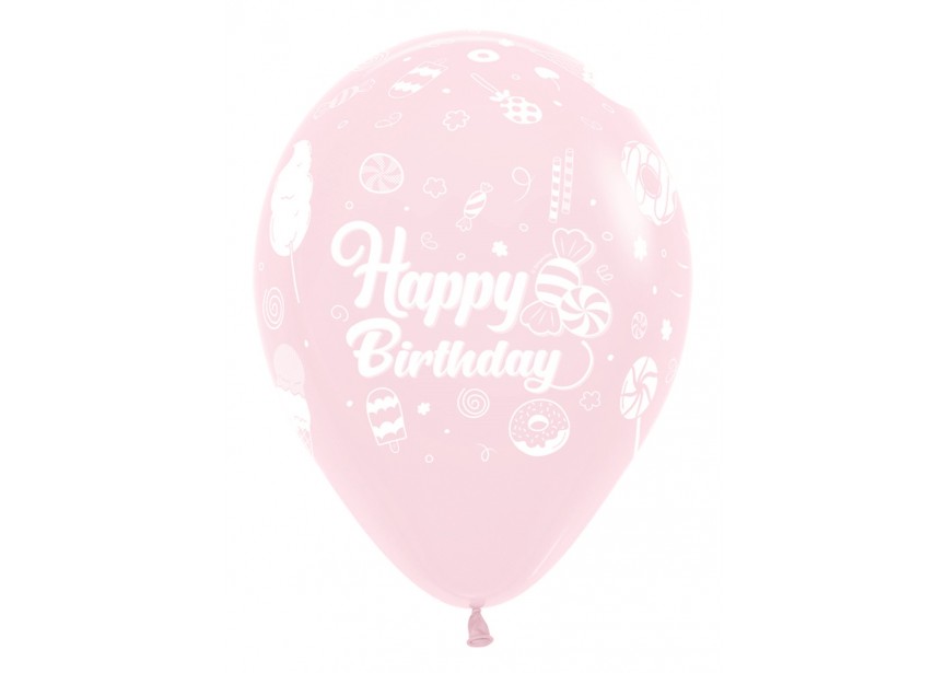 SempertexEurope-HappyBirthday-Sweet-Pink-609-12inch-R12HBSWEET-LatexBalloon