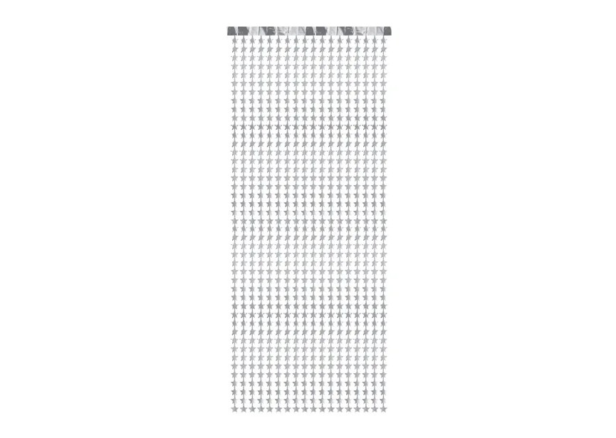 GNT4-018_Party Curtain Backdrop-Stars Silver