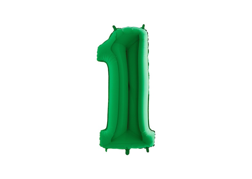 Nummer 1 - Groen - 102cm