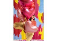 Sempertex-Folie-Betallic-Anagram-Flexmetal-Balloons-Shape-Elegant Heart-Rose Gold 3