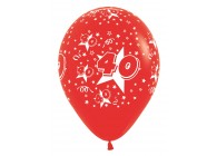 SempertexEurope-Number40-Red-015-12inch-R1240-LatexBalloon
