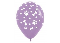 SempertexEurope-PawPrints-Girl-Lilac-050-12inch-R12PAWG-LatexBalloon