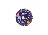 Sempertex-Folie-Betallic-Anagram-Flexmetal-Balloons-Shape-Happy Mothersday Folk Floral-minishape