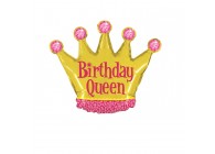Sempertex-Folie-Betallic-Anagram-Flexmetal-Balloons-Shape-Happy Birthday-Queen-