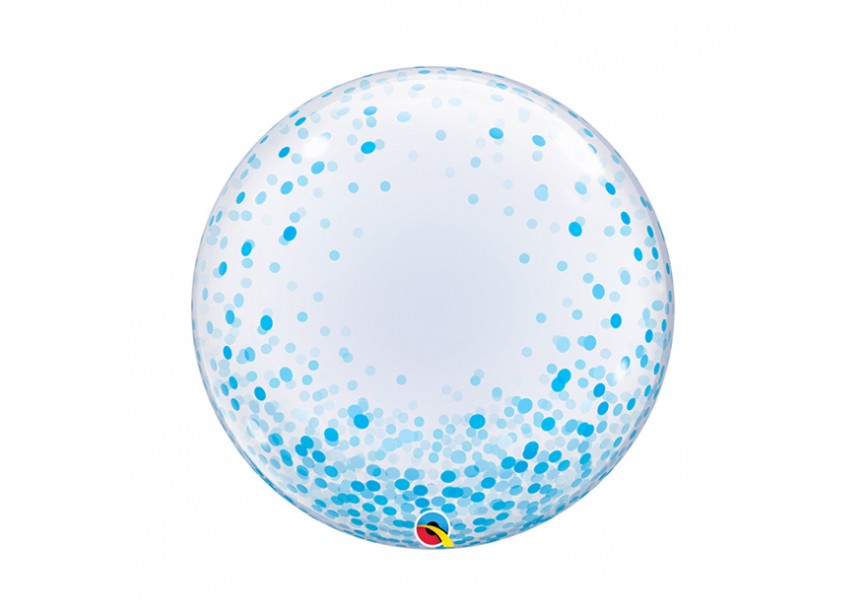 Sempertex-ballonnen-groothandel-ballon-distributeur-qualatex-modelleerballonnen-Bubble-Decobubble-Blue Confetti