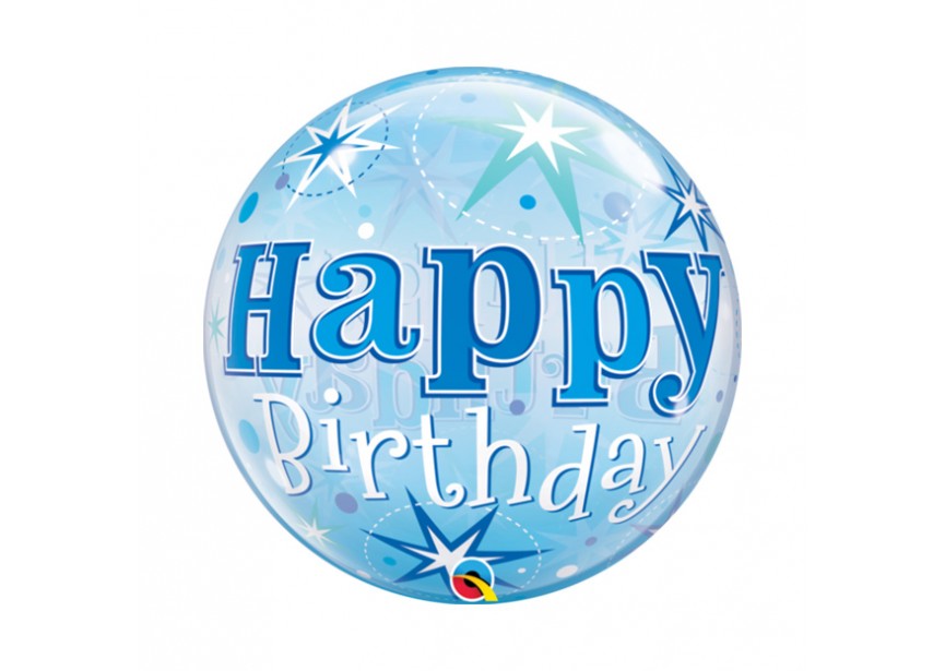 Sempertex-ballonnen-groothandel-ballon-distributeur-qualatex-modelleerballonnen-Blue Happy Birthday