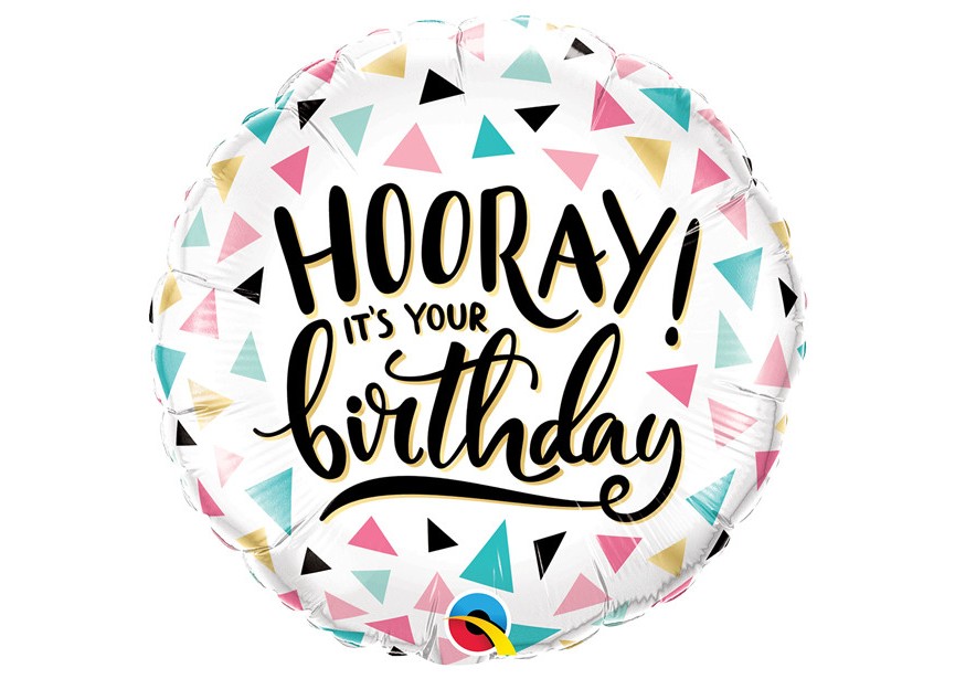 Sempertex-Folie-Betallic-Anagram-Flexmetal-Balloons-Shape-Hooray Its Your Birthday