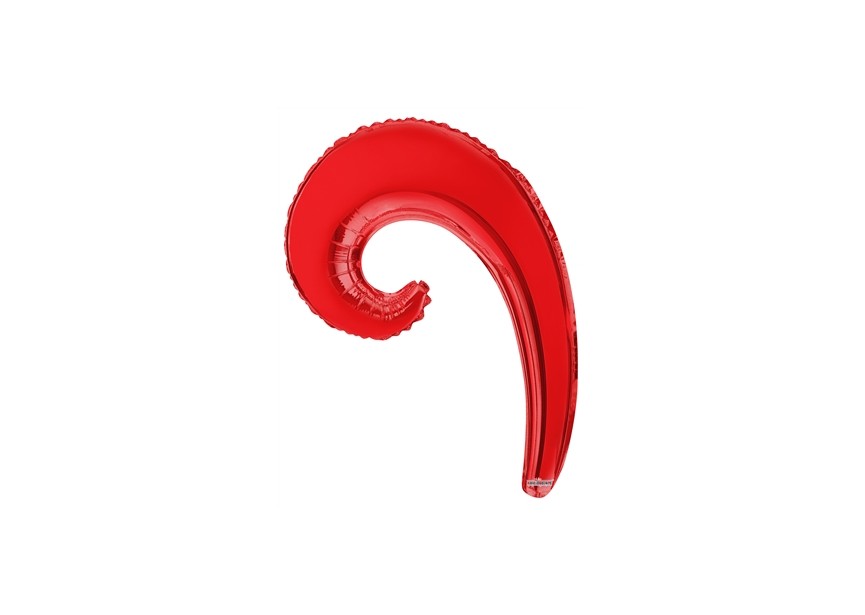 Sempertex-Folie-Betallic-Anagram-Flexmetal-Balloons-Shape-Spiral - Red-